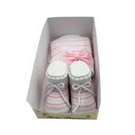 Set Cappello+scarpe in Caldo Cotone 0/6 Mesi