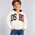 Felpa stampata invernale Felpata con zip - XOUT JEANS