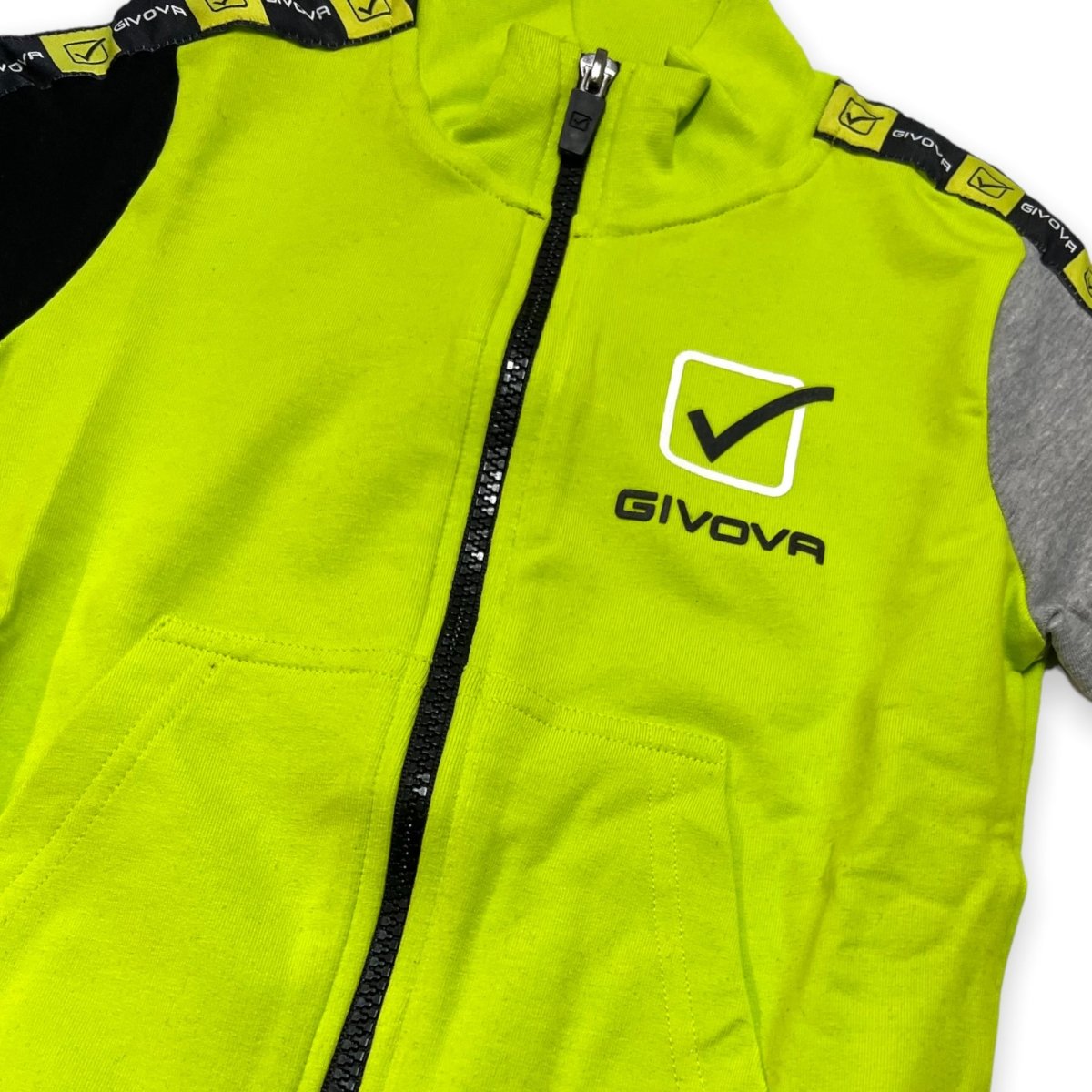 Tuta Cotone Con Zip Givova