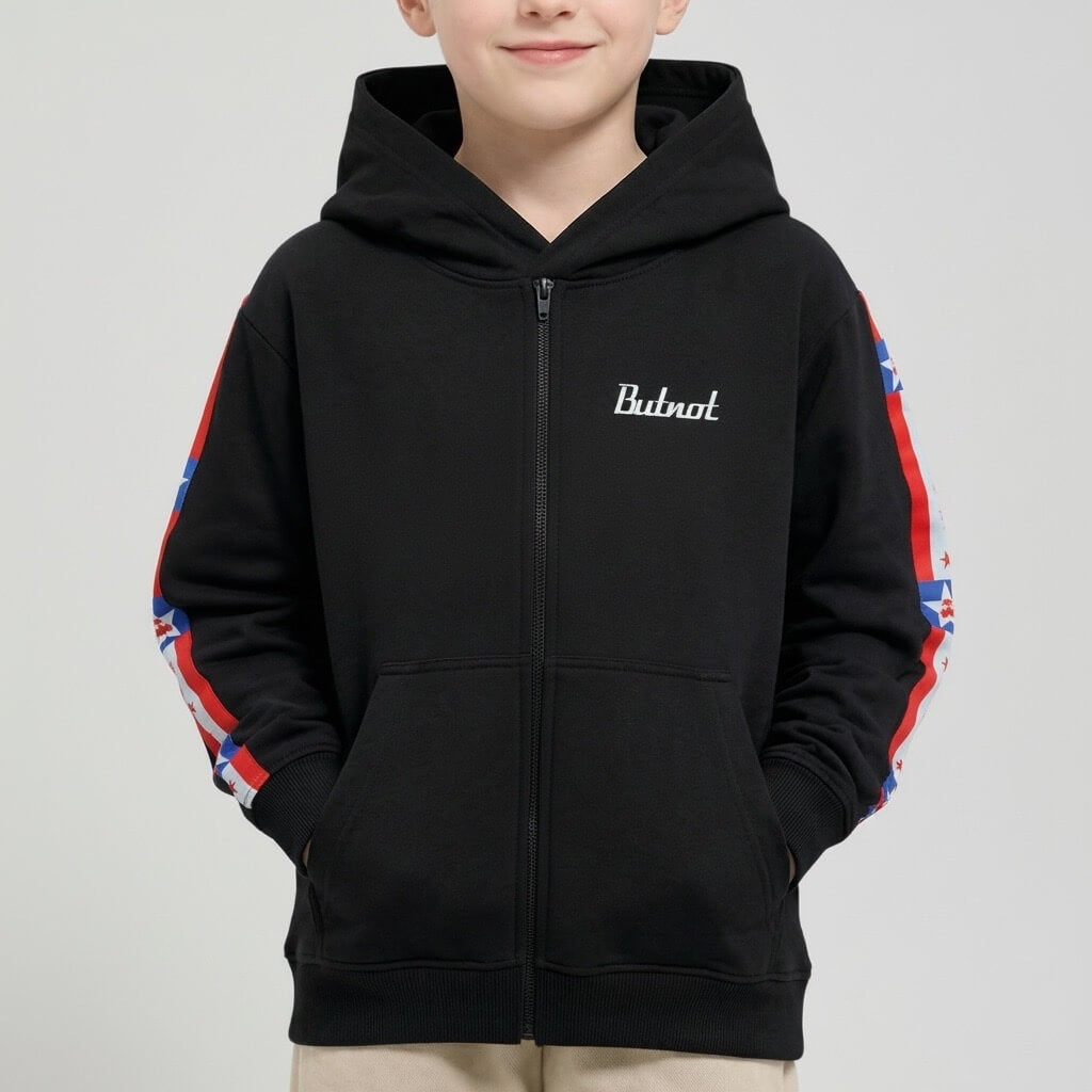 Felpa Cotone con zip Ragazzo - BUTNOT