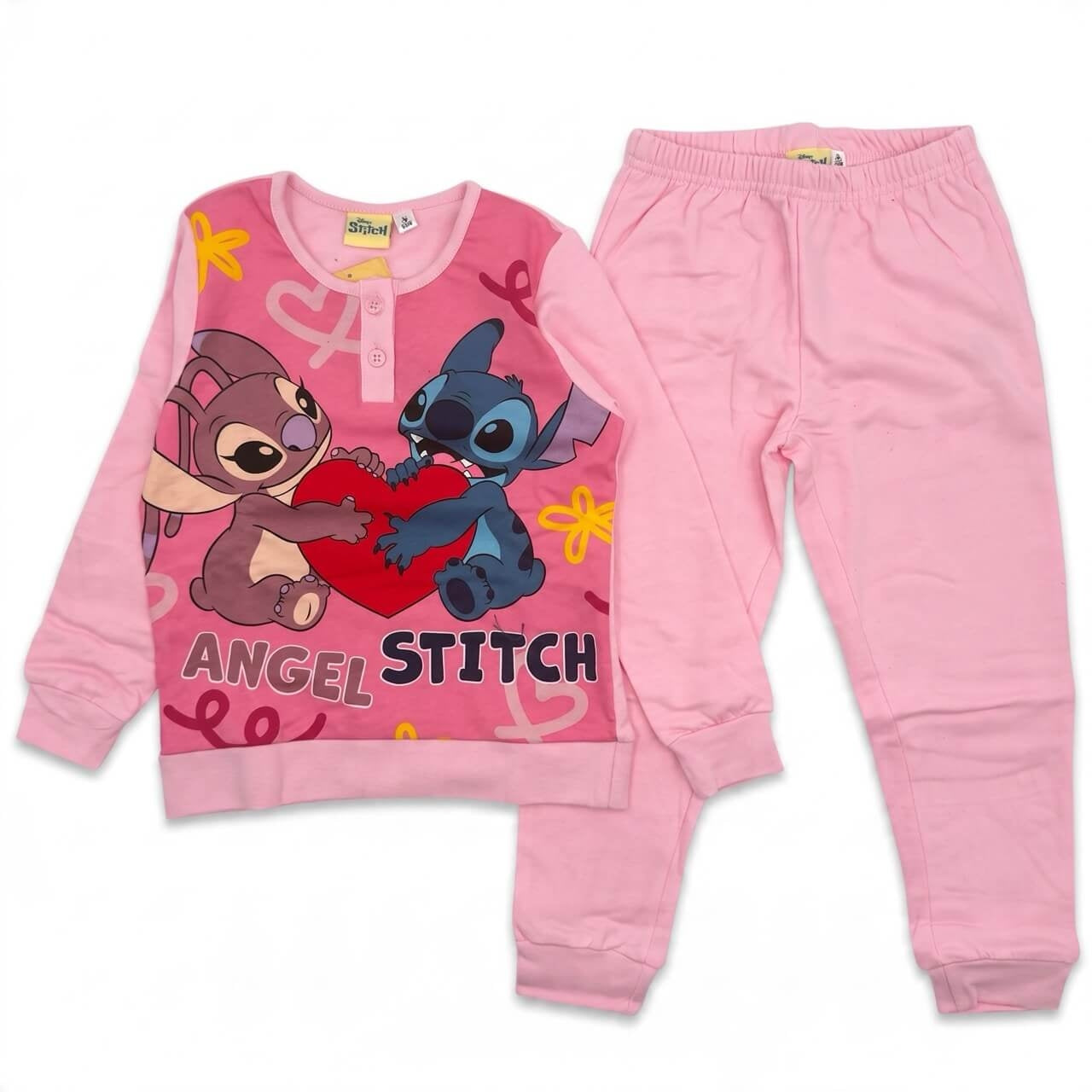 Pigiama Felpato Stitch Bimba
