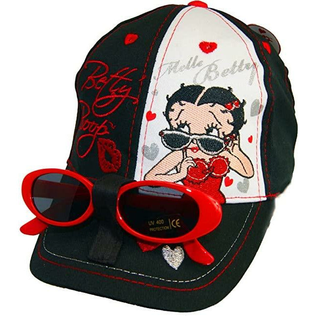 Berretto betty Boop con occhiali