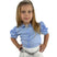 Camicia Bimba Con Manica a Sbuffo