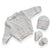 Set Golfino+Scarpette+Cappello in Cotone 0/6 Mesi