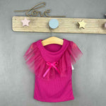 Maglia Con Fiocco e Tulle