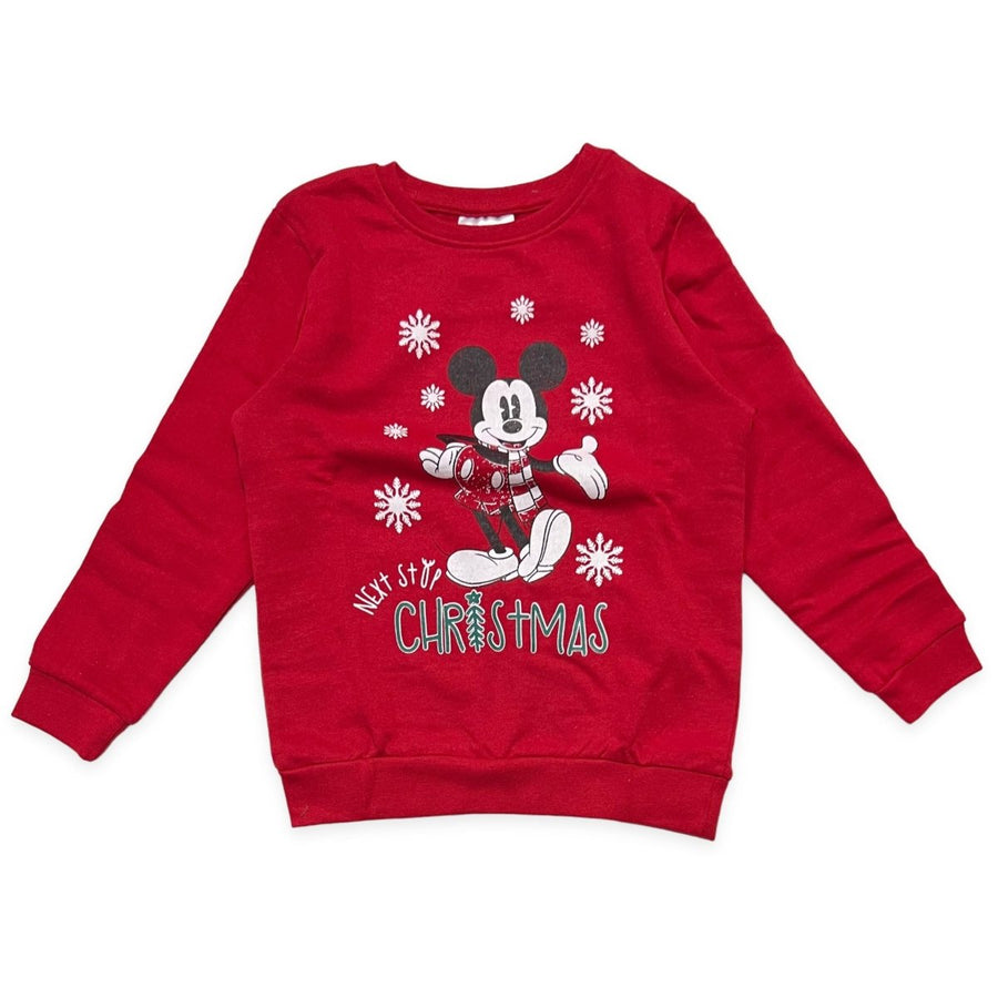 Felpa Natalizia Disney Mickey Mouse