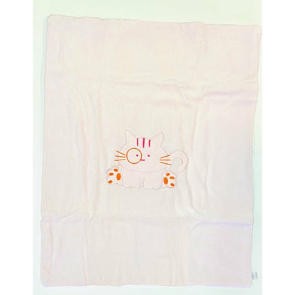 Coperta di Ciniglia Baby e Baby 75x90 Gatto