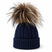 Cappello in Misto Lana PopPon in Volpe