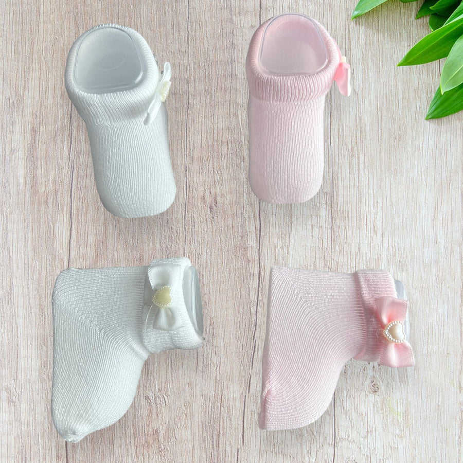 2 Calzini Con Applicazione Cotone Melanie
