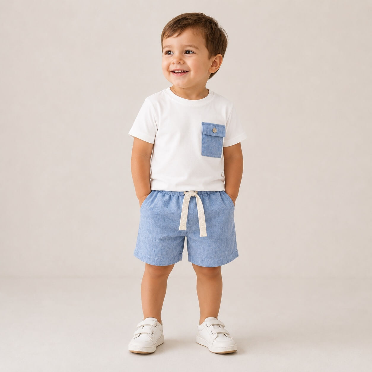 Completo 2 Pezzi Cotone Neonato