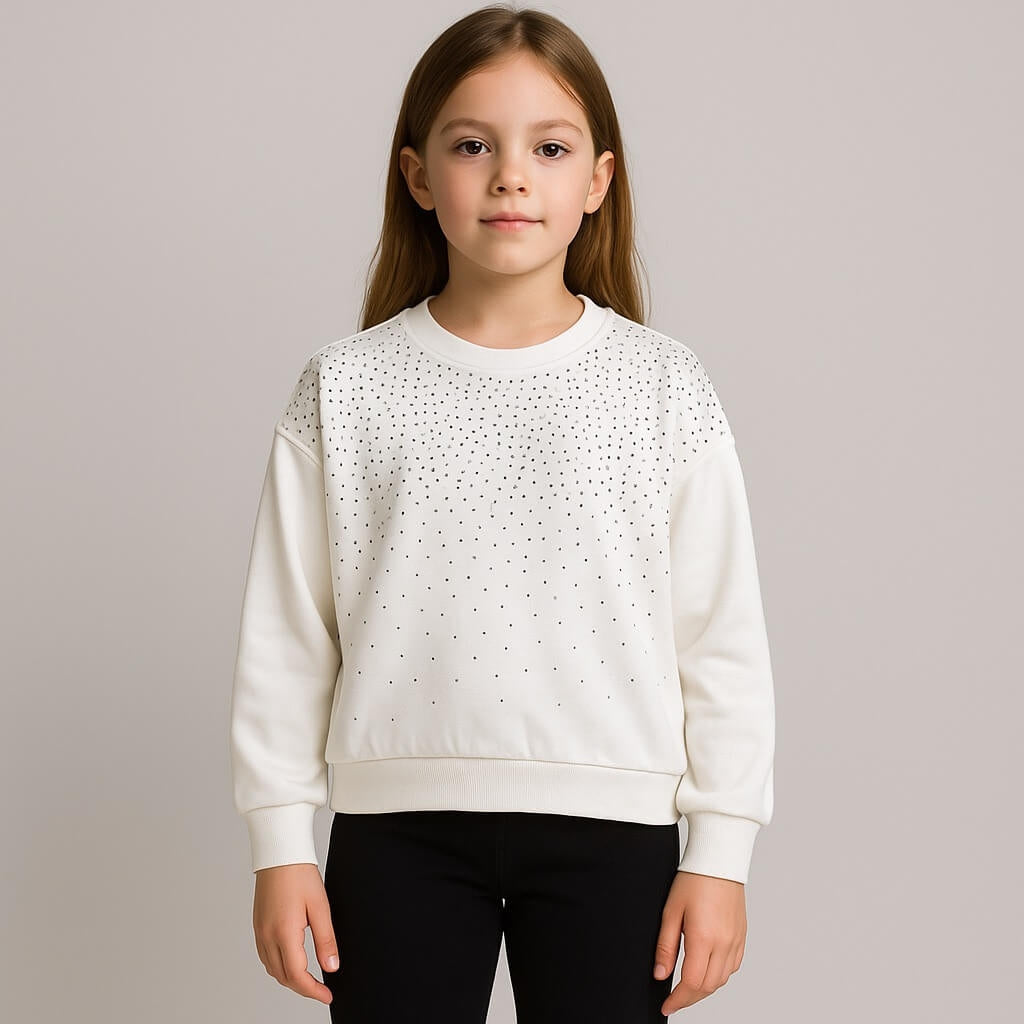 Felpa da bambina Diamonds Great Joy