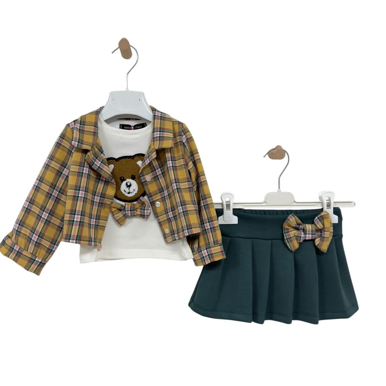 Completo 3 pezzi neonata Nikka Nature