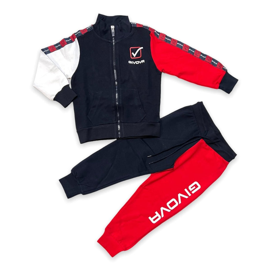 Tuta Cotone Con Zip Givova