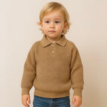 Maglione Neonato Collo Polo Bimbo