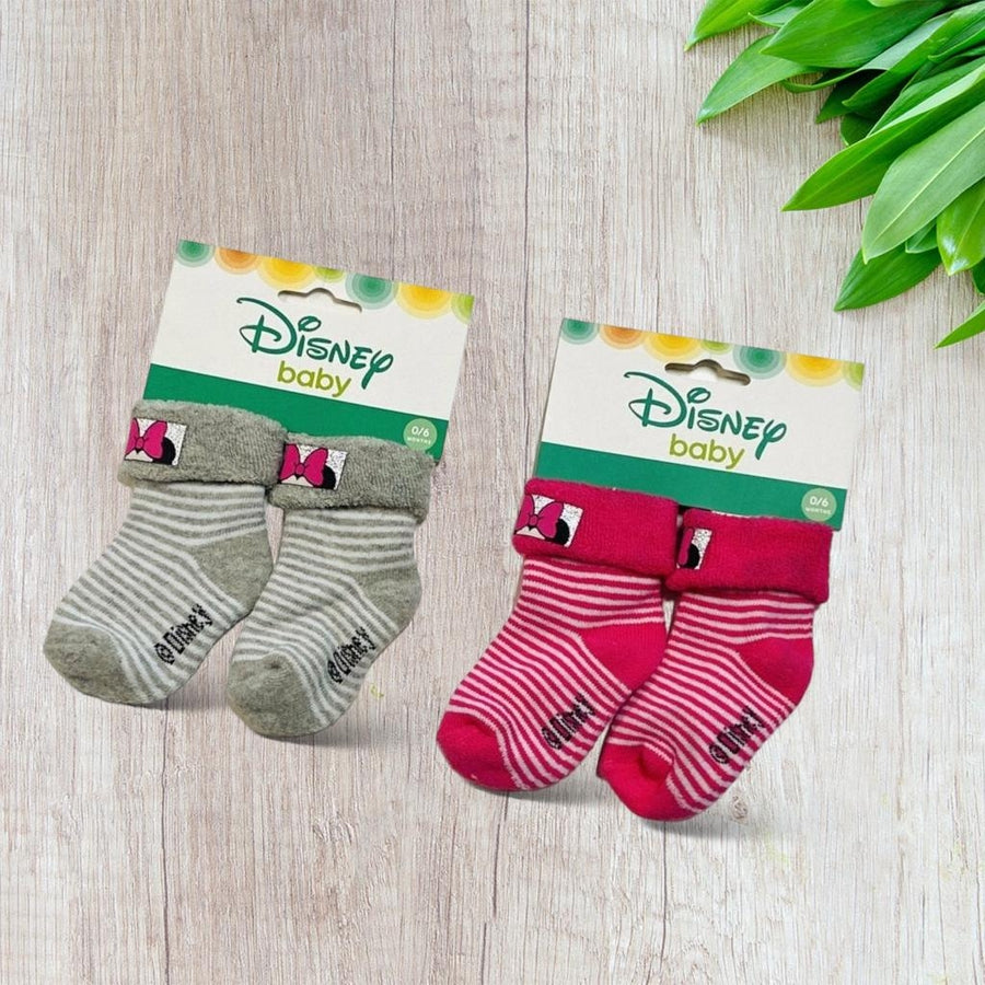 2 Coppie di calzini Disney Minnie
