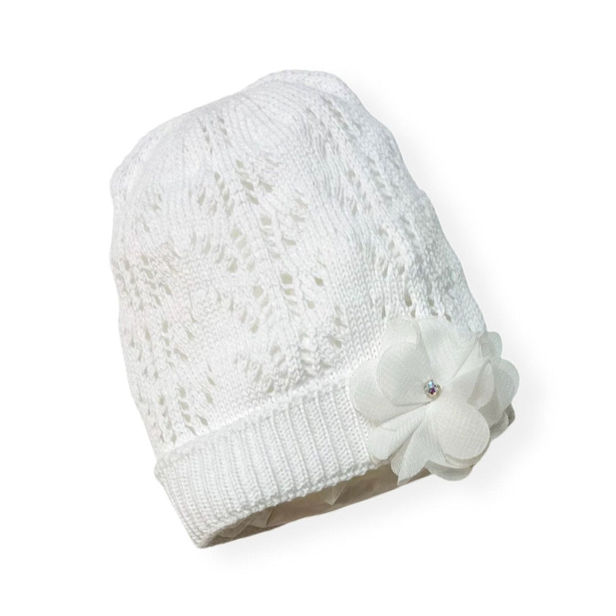 Cappello in Filo Con Applicazione