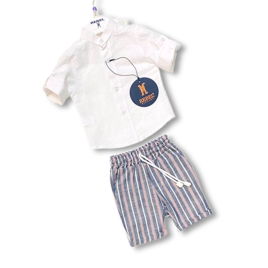 Completo in Lino Neonato