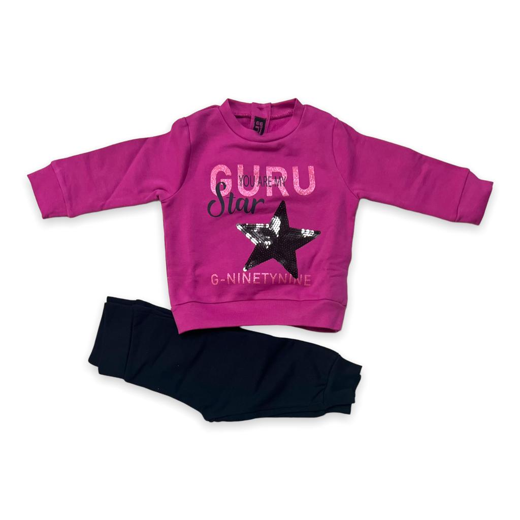 Tuta Felpata Guru Neonata 3/12 mesi