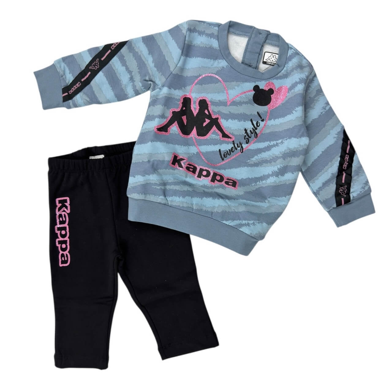 Tuta Felpata Kappa Neonata