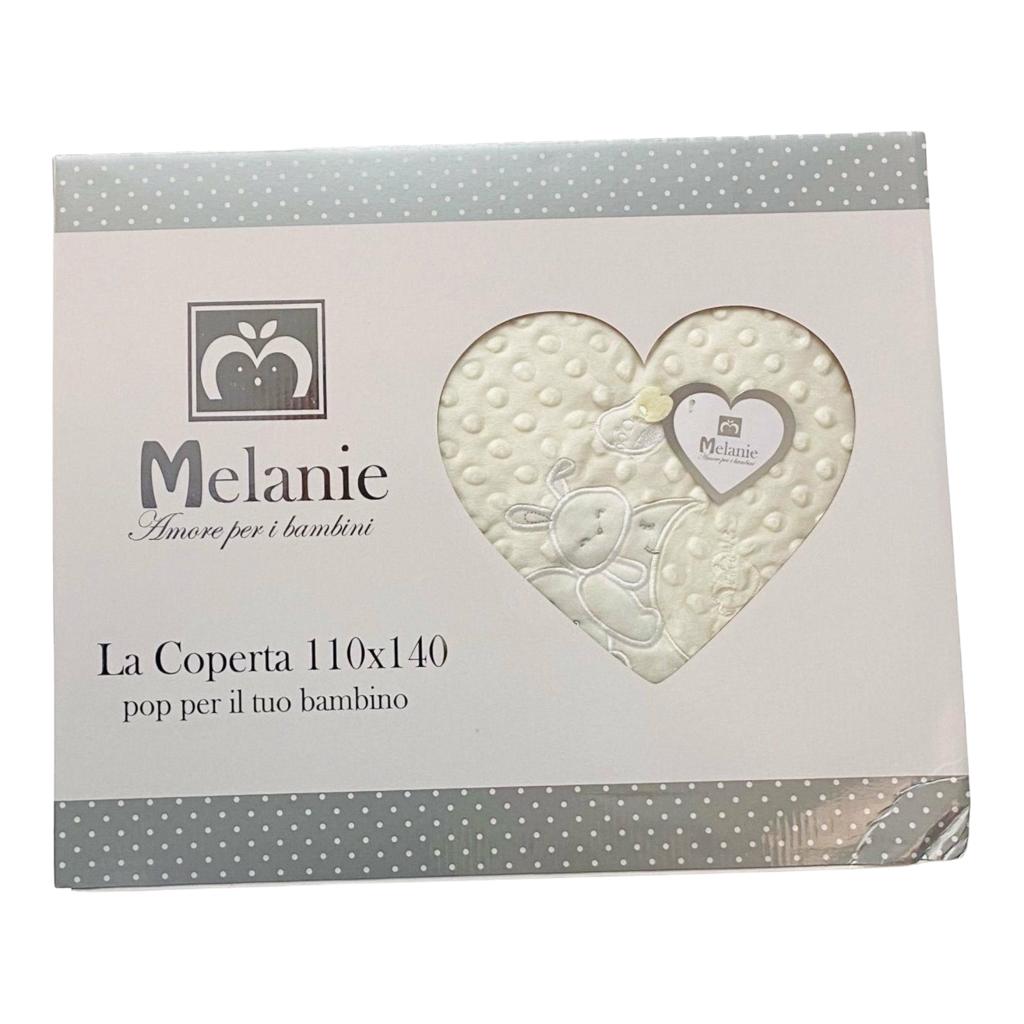 Coperta in Coral Per culla 100x140cm Melanie