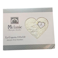 Coperta in Coral Per culla 100x140cm Melanie