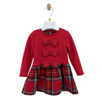 Abitino a maniche lunghe con fiocchetti decorativi