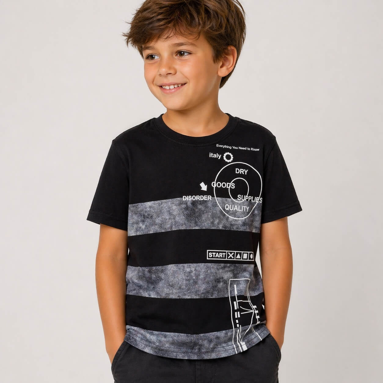 T-Shirt Bimbo Stampata