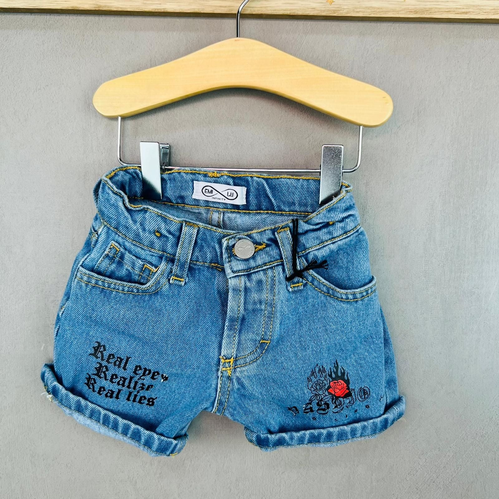Bermuda in Jeans Neonato