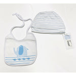 Set Cappello+bavetta Pastello 0/3 Mesi