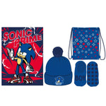 Set Regalo Sonic Prime – Borsa, Plaid, Cappello e Calzini Antiscivolo