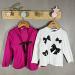 Cardigan + T-shirt Caldo cotone