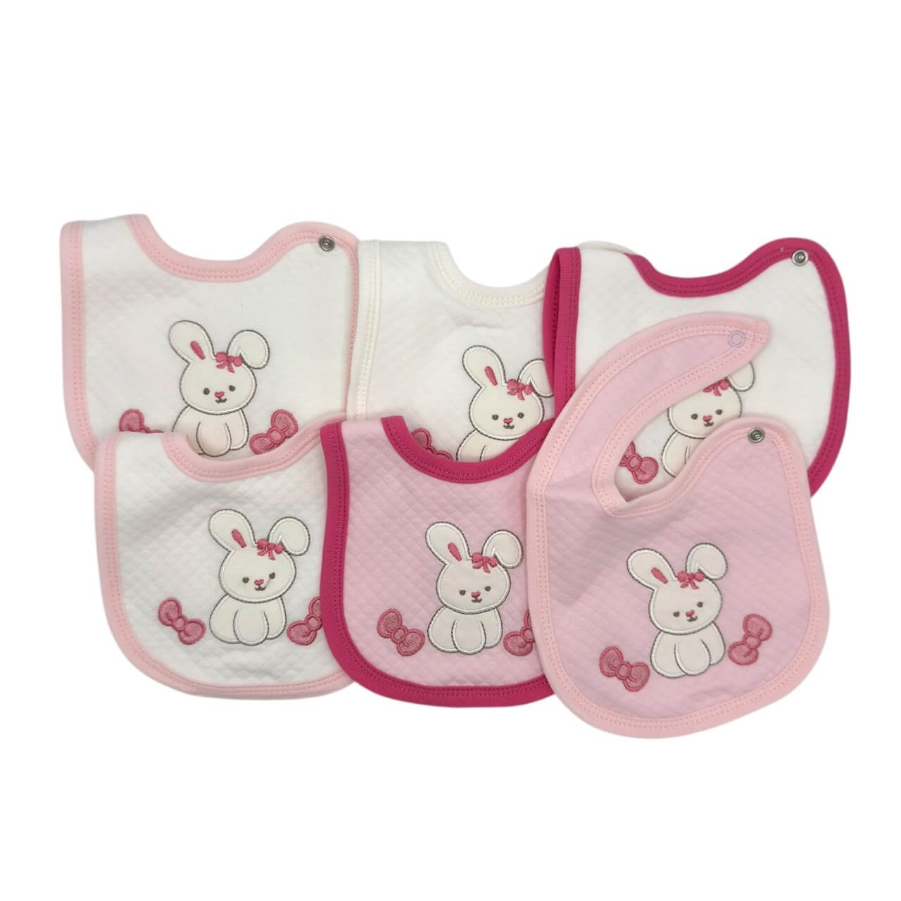 6 Bavette Ricamate Irge con Laccetti