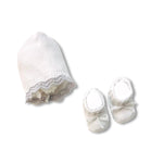 Set Cappello+scarpe in Cotone 0/3 Mesi