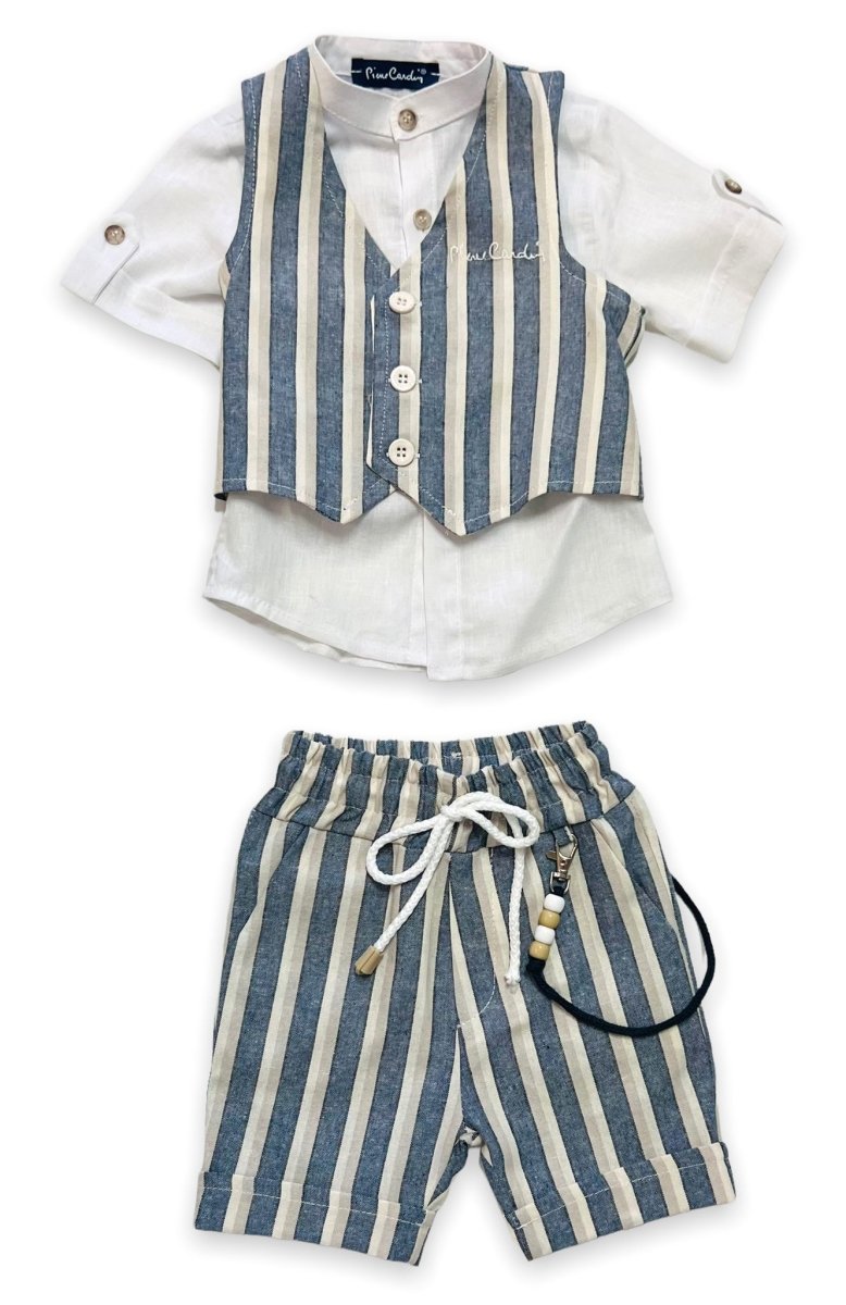 Completo in Lino Pierre Cardin Neonato
