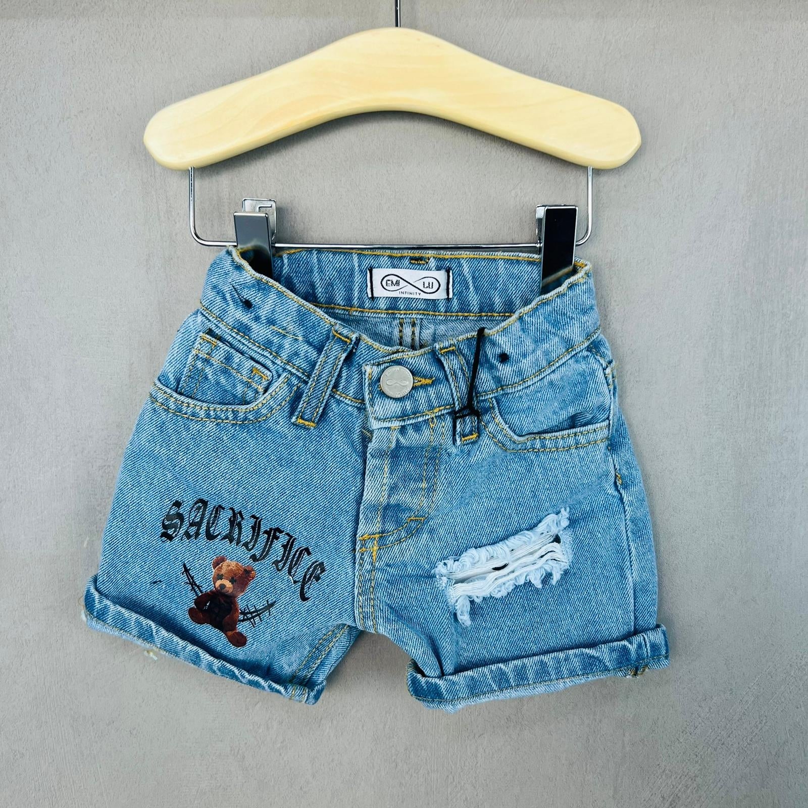 Bermuda in Jeans Neonato