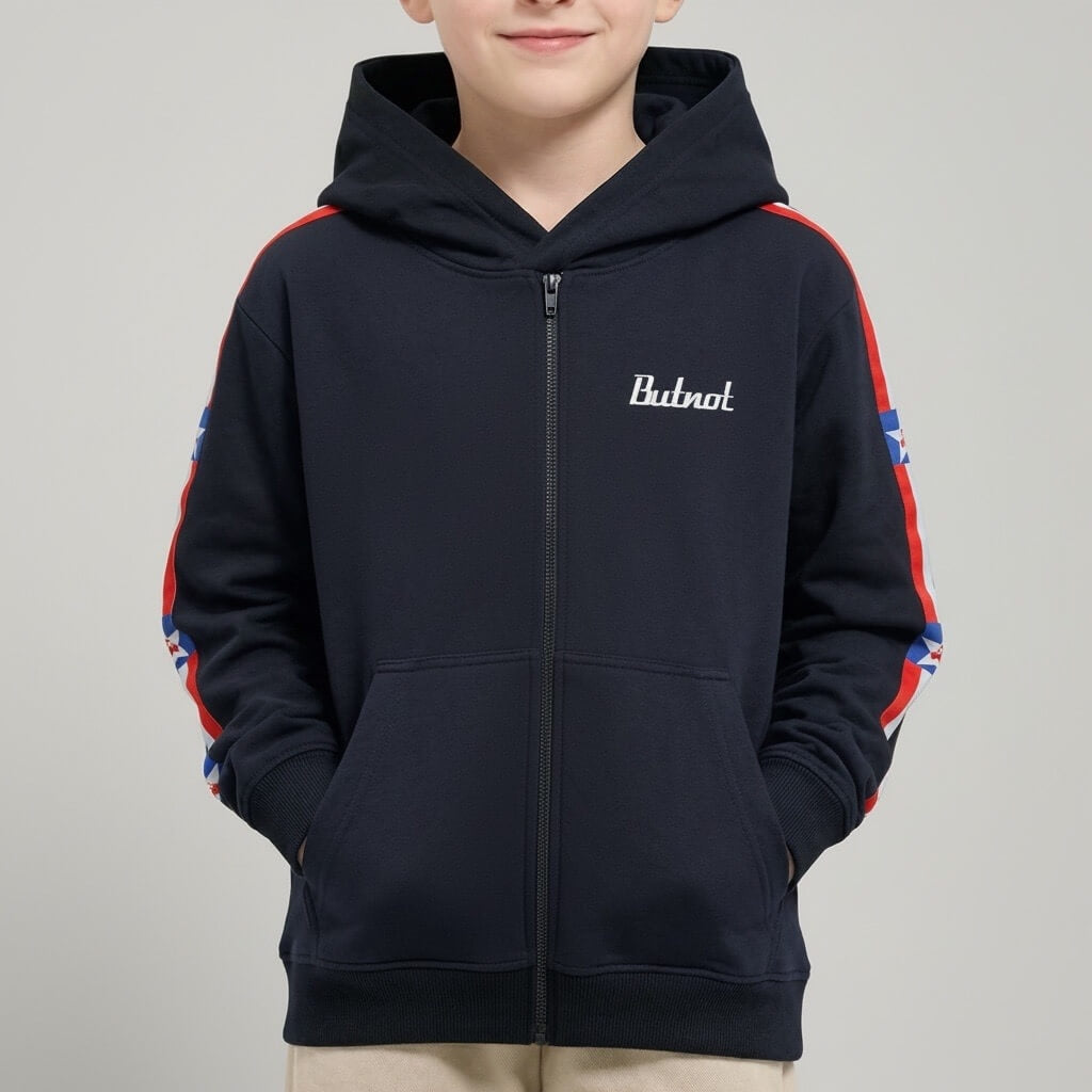 Felpa Cotone con zip Ragazzo - BUTNOT
