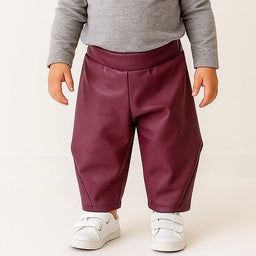Pantalone in ecopoelle Ballon Neonata