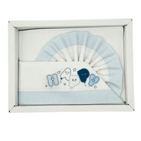 Completo Culla/Lettino Pastello 100% Cotone