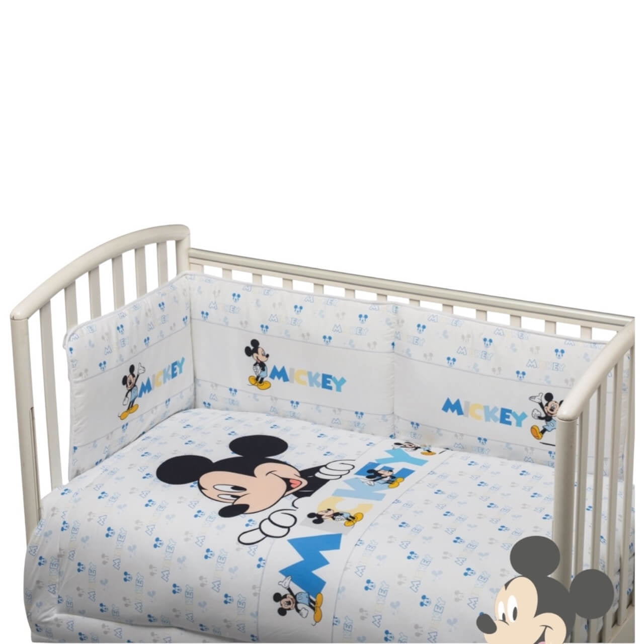 Completo trapunta lettino con paracolpi Microfibra Disney