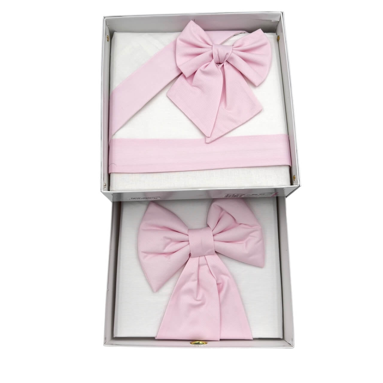 Completo Lenzuola Fiocco + Copertina Cotone Lettino