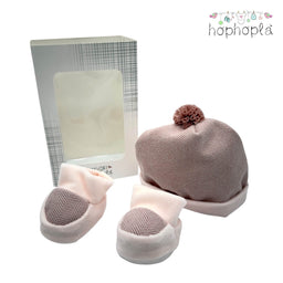 Set Cappello + Scarpe in ciniglia HopHoplà Sonia