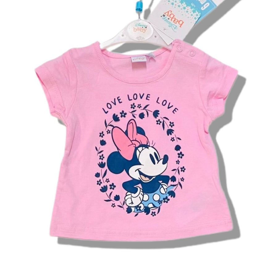 T-shirt neonata Disney 100% Cotone