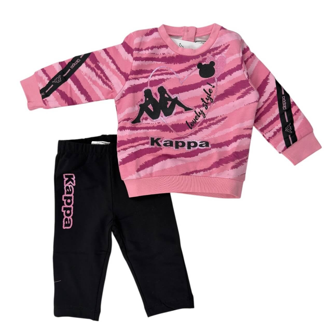 Tuta Felpata Kappa Neonata