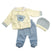 Completo Neonato 3 pezzi In Lana