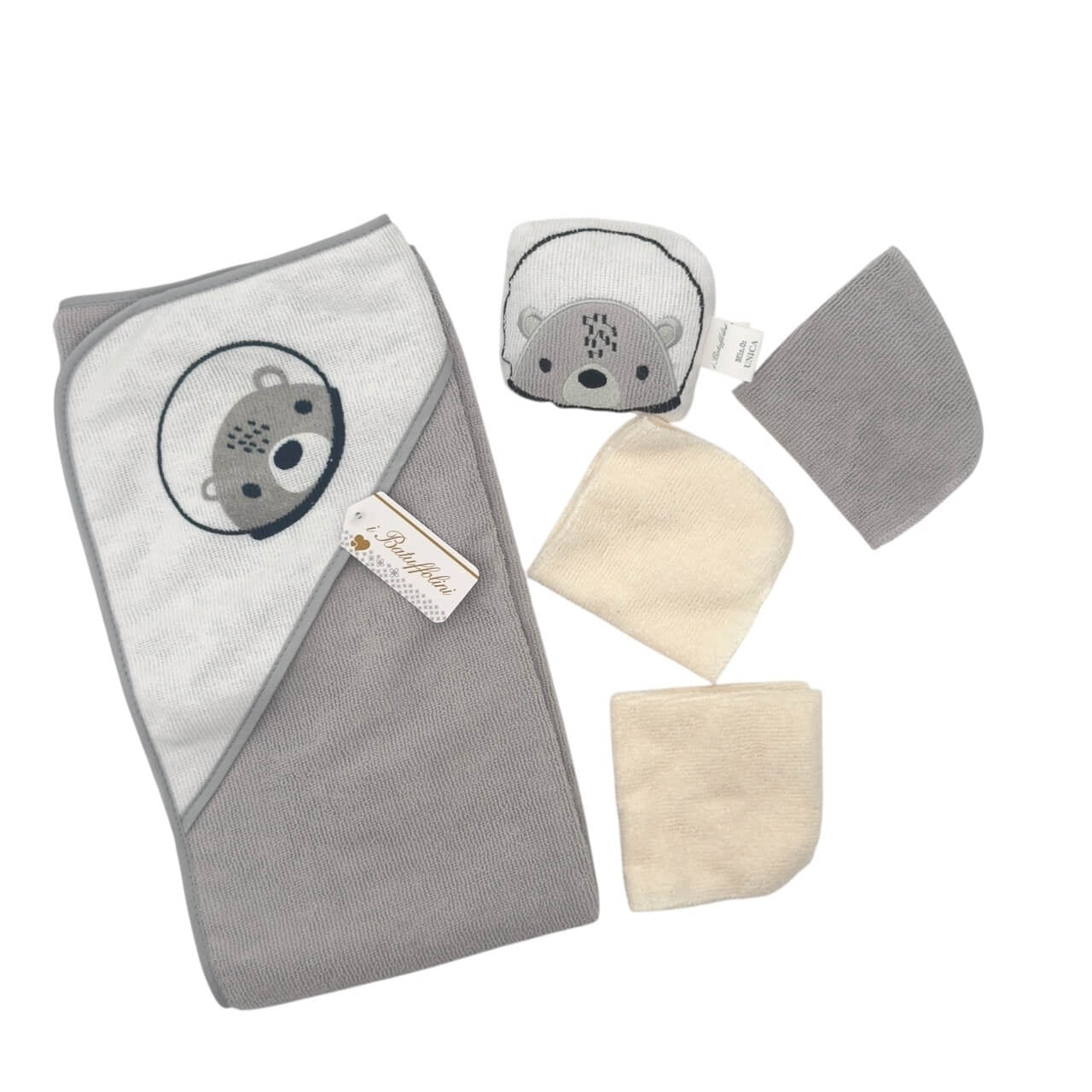 Set Triangolo Accappatoio 5 pezzi