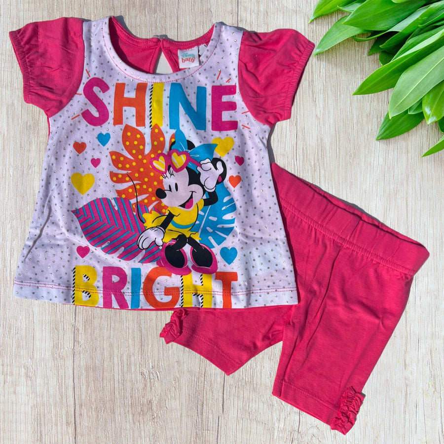 Completo Disney Minnie  100% Cotone