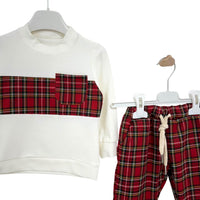 Completo Scozzese Invernale neonato