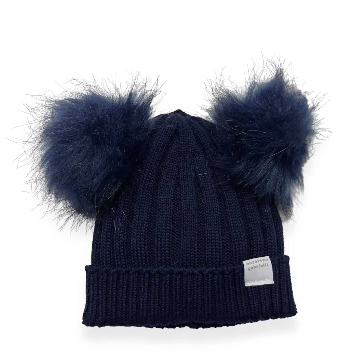 Cappello 2 PonPon in Misto Lana