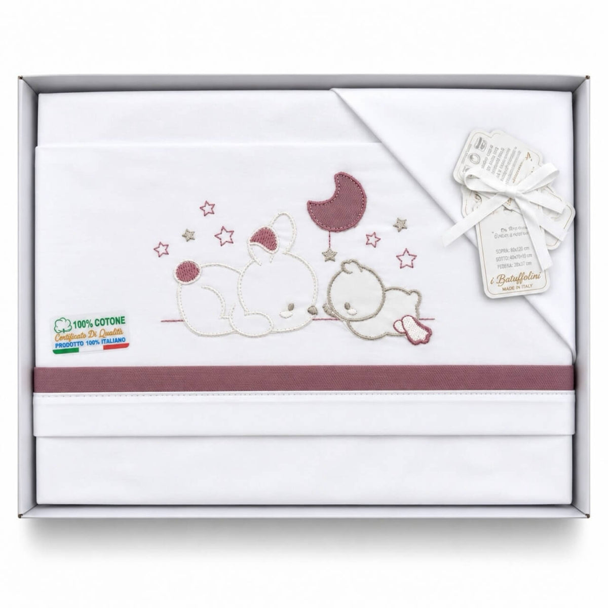 Completo Carrozzina Batuffolini 100% Cotone