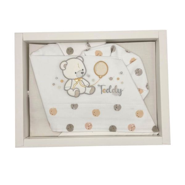 Completo Lettino Bruco Bruco 100% Cotone